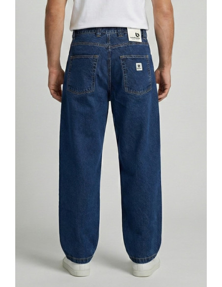 Londinese jeans baggy fit in denim di cotone Ld73-308c m49416 [96bfc0ad]