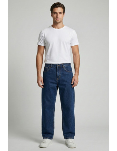 Londinese jeans baggy fit in denim di cotone Ld73-308c m49416 [93ef87b3]