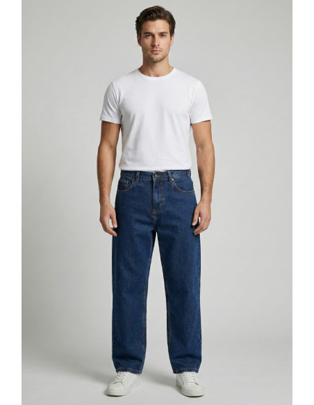 Londinese jeans baggy fit in denim di cotone Ld73-308c m49416 [93ef87b3]