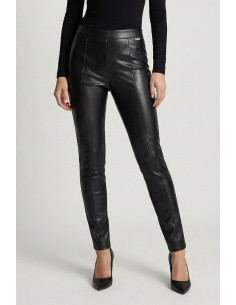 Markup pantalone in ecopelle con zip sul fondo mw9650116 [b69e42e6]