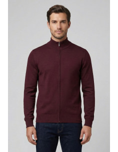 Nerovago cardigan in misto viscosa con zip 750006 [edb7bc27]