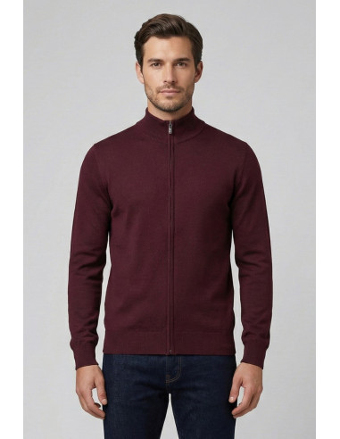 Nerovago cardigan in misto viscosa con zip 750006 [edb7bc27]