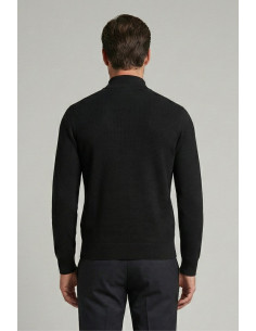 Nerovago cardigan in misto viscosa con zip 750006 [d45ed7af] 2