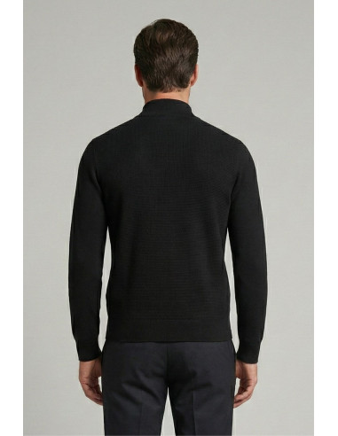 Nerovago cardigan in misto viscosa con zip 750006 [0d7894a2]