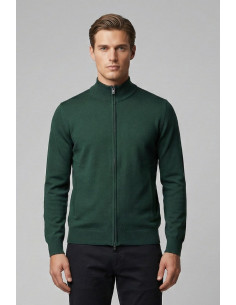 Nerovago cardigan in misto viscosa con zip 750006 [7deb29a1]