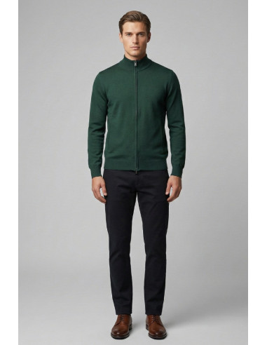 Nerovago cardigan in misto viscosa con zip 750006 [13d0aba8]