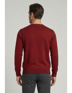 Nerovago maglia girocollo in misto viscosa con contrasti 750051 [6f83ef70] 2