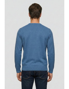 Nerovago maglia girocollo in misto viscosa con intarsi 750361 [f5249382] 2