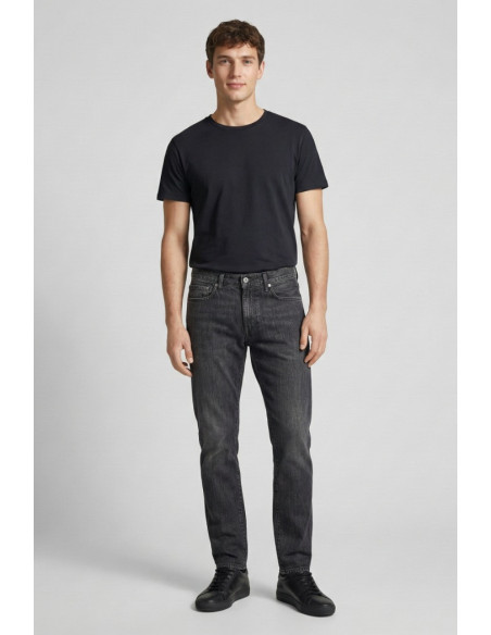 0 Construction jeans in denim nero Fab040-57 1d542 Fabaco/zs [fe674897]