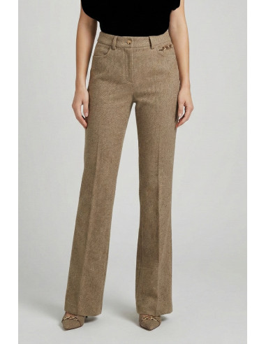 Fracomina pantalone bootcut con vita alta fr25wva014w80501 [802ceb3d]