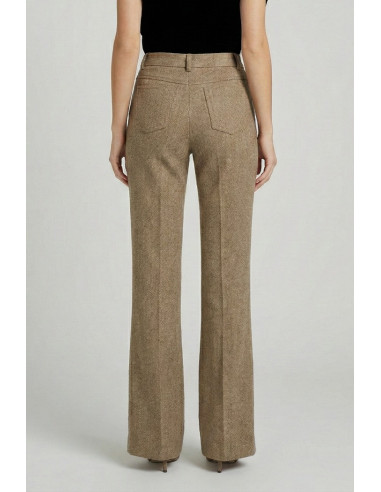 Fracomina pantalone bootcut con vita alta fr25wva014w80501 [590aa830]