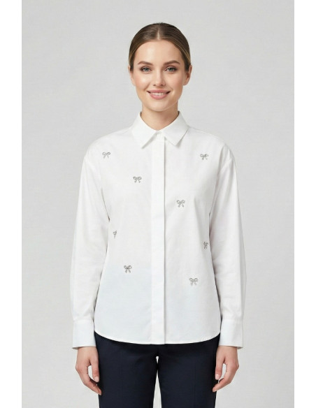 Maidoma camicia in misto cotone con charme ai26f579/ca9058 [a1a24ada]