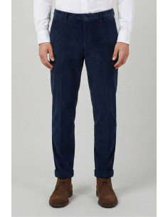 Triple A pantalone chino in velluto con risvolto PT127-2587 [9dfe20e0]