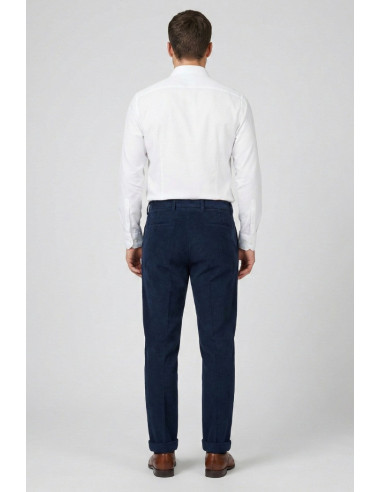 Triple A pantalone chino in velluto con risvolto PT127-2587 [44d863ed]