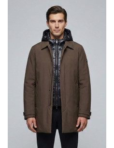 Markup trench in softshell con pettorina MK9940029 [0cebfbbb]