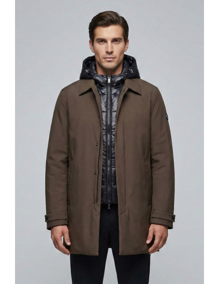 Markup trench in softshell con pettorina MK9940029 [0cebfbbb]
