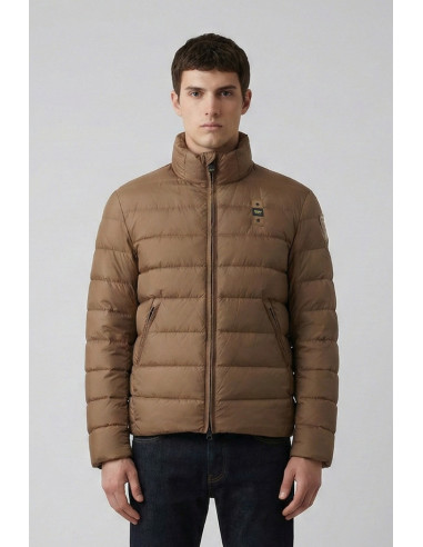 Blauer piumino con collo alla coreana Austin 25wbluc03088-006047 [9a8fb3c4]