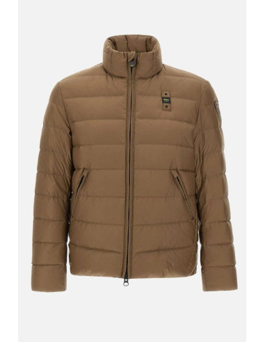 Blauer piumino con collo alla coreana Austin 25wbluc03088-006047 [f1e476d3]