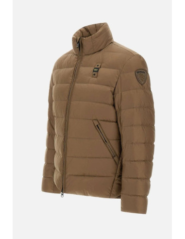 Blauer piumino con collo alla coreana Austin 25wbluc03088-006047 [46f9b7d7]