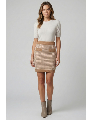 Fly Girl gonna in maglia con bottoni 7672/01 [3abf6266]