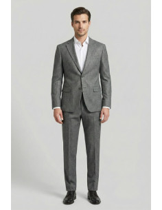 Two-Bi abito monopetto in misto viscosa drop4 A224 [cda95287]