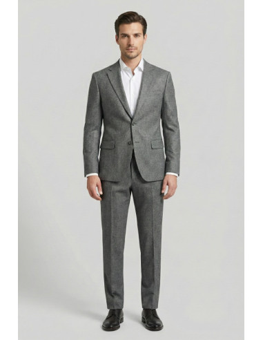 Two-Bi abito monopetto in misto viscosa drop4 A224 [cda95287]