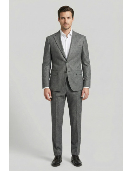 Two-Bi abito monopetto in misto viscosa drop4 A224 [cda95287]