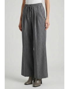Blash pantalone a gamba larga in flanella di misto viscosa BS9750104 [9794f734]