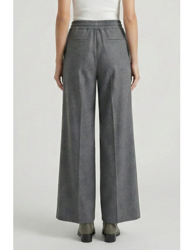 Blash pantalone a gamba larga in flanella di misto viscosa BS9750104 [4eb2b439]
