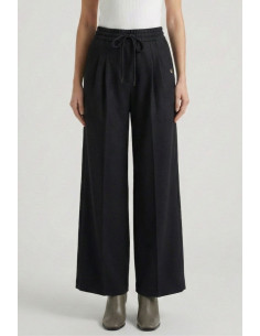 Blash pantalone a gamba larga in flanella di misto viscosa BS9750104 [cf19f109]