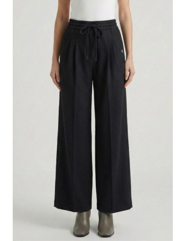 Blash pantalone a gamba larga in flanella di misto viscosa BS9750104 [cf19f109]
