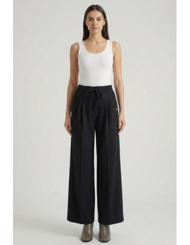 Blash pantalone a gamba larga in flanella di misto viscosa BS9750104 [a1227300]