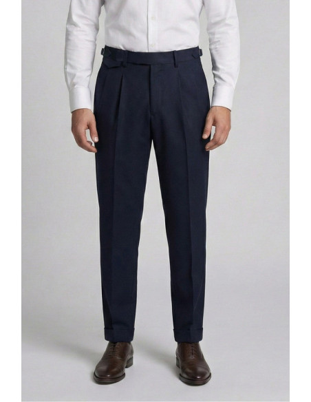 Markup pantalone in flanella con doppia pince MK9950150 [846bbfb8]