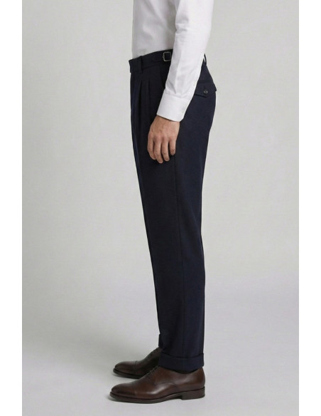 Markup pantalone in flanella con doppia pince MK9950150 [5d4dfcb5]