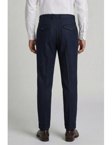 Markup pantalone in flanella con doppia pince MK9950150 [ea503db1]