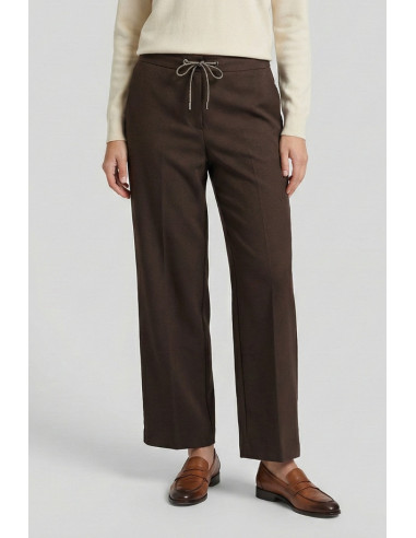 Markup pantalone chino in flanella con elastico mw9650126 [32f11713]