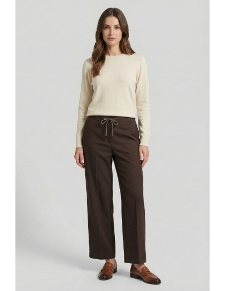 Markup pantalone chino in flanella con elastico mw9650126 [5cca951a]