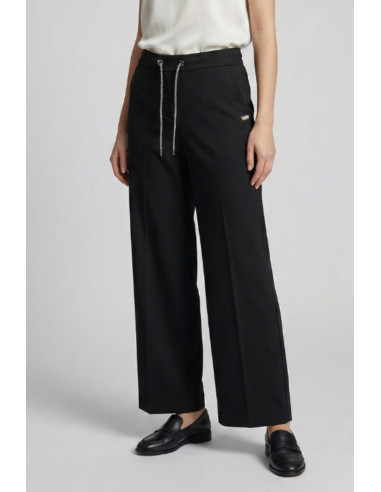 Markup pantalone chino in flanella con elastico mw9650126 [40f10274]