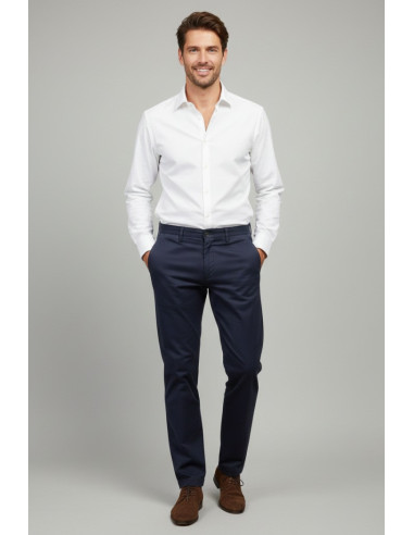 Four.ten Industry pantalone chino in cotone elasticizzato T901-100127 [b20aae40]