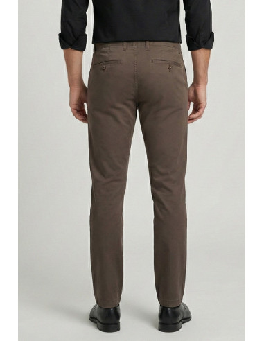 Four.ten Industry pantalone chino in cotone elasticizzato T901-100127 [c70b78a9]