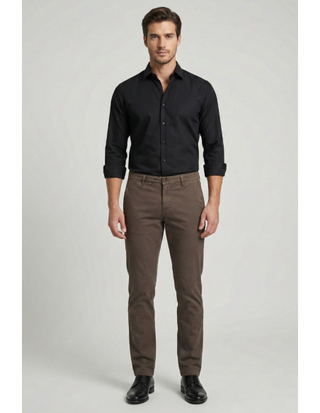 Four.ten Industry pantalone chino in cotone elasticizzato T901-100127 [7016b9ad]