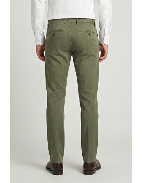 Four.ten Industry pantalone chino in cotone elasticizzato T910-100057 [bb5e60e9]
