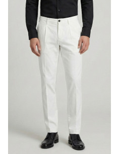 Four.ten Industry pantalone chino in cotone elasticizzato T9132-100127 [e57bfd66]