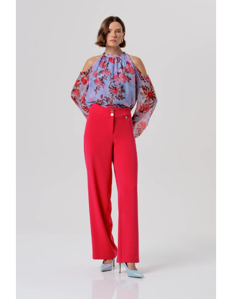 Fracomina pantalone flare a palazzo fr26sv3002w83001 [f2139e66]