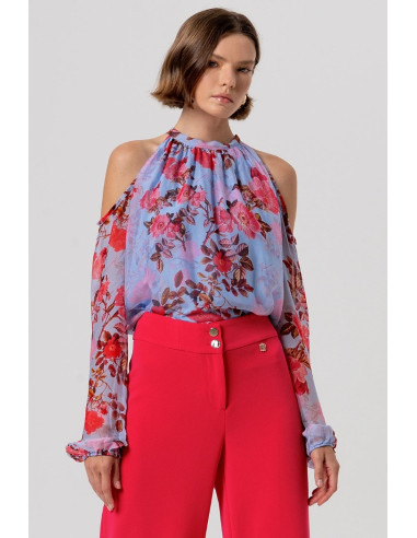 Fracomina pantalone flare a palazzo fr26sv3002w83001 [9c281c6f]