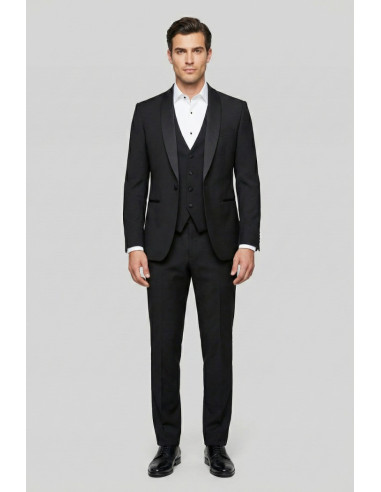 Privat Fashion abito con petto in raso e gilet monetraso-ab212/3p [6fe4c7fd]