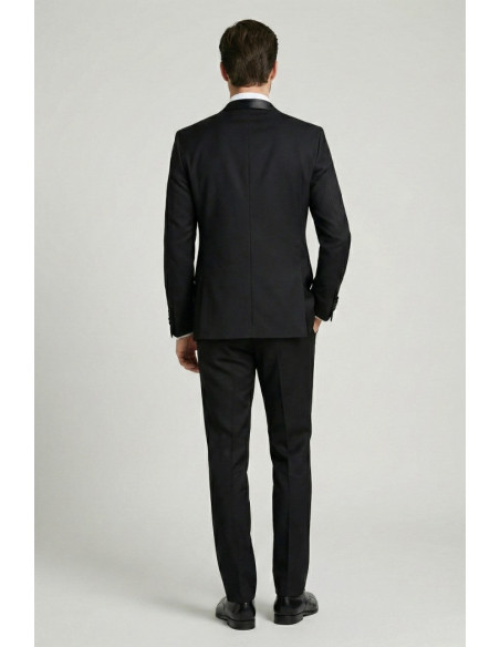 Privat Fashion abito con petto in raso e gilet monetraso-ab213/3p [cecfaceb]