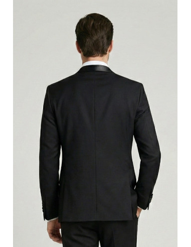 Privat Fashion abito con petto in raso e gilet monetraso-ab213/3p [7c822af1]