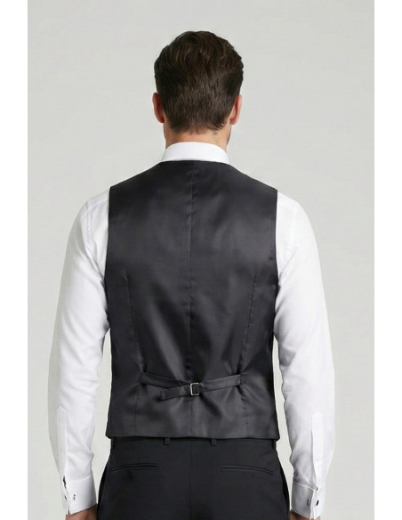 Privat Fashion abito con petto in raso e gilet monetraso-ab213/3p [12b9a8f8]