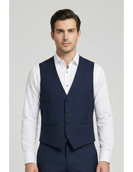 Privat Fashion abito con petto in raso e gilet monetraso-ab212/3p [038ec164]